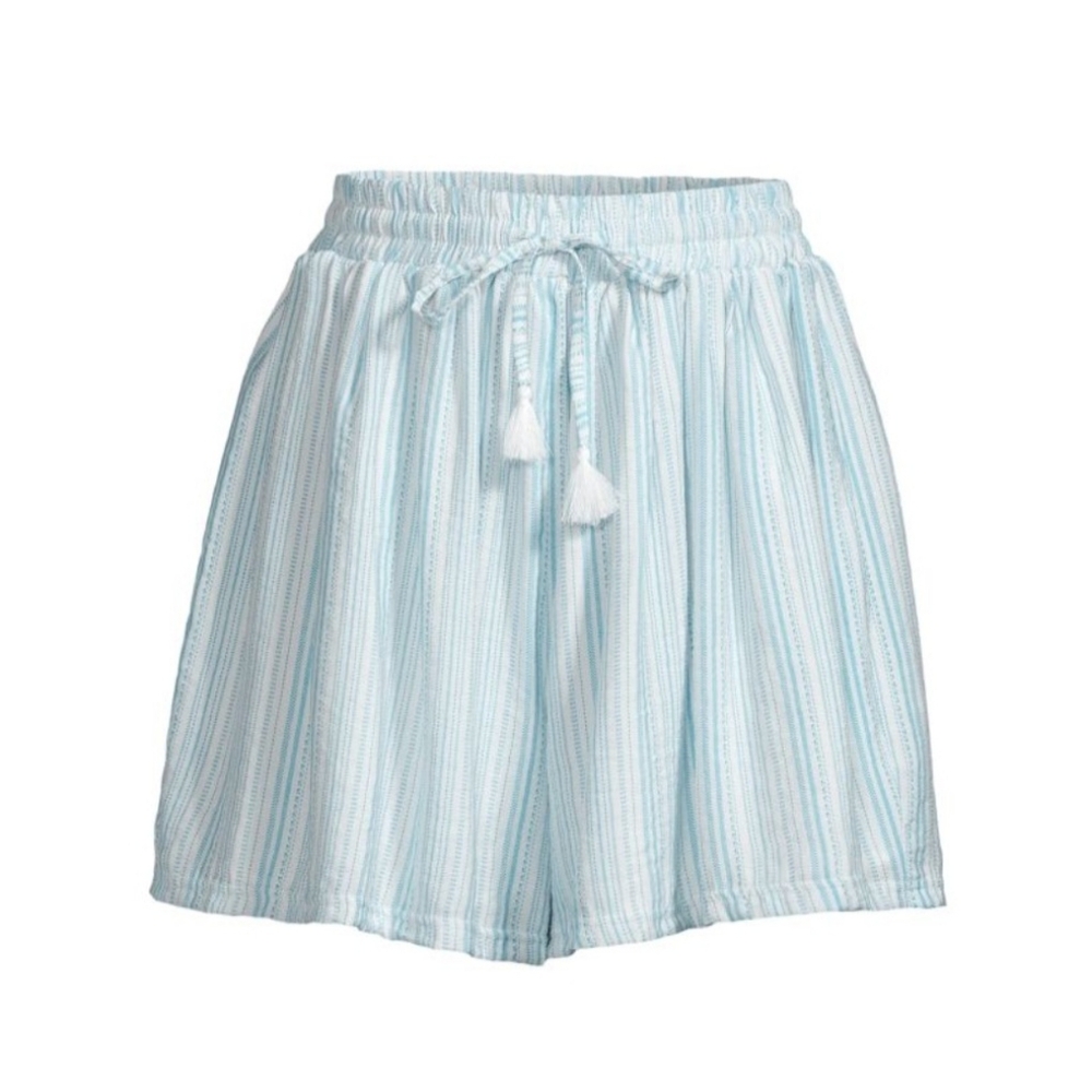 BCBGeneration Variegated Striped High Waisted Sho… - image 2